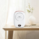 Mini Portable Bladeless Neck Fan Rechargeable Silent Cooling Fans (White)