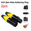 10 Pair XLR 3Pin Male Female DIY Audio Cable Connectors Solder Plug
