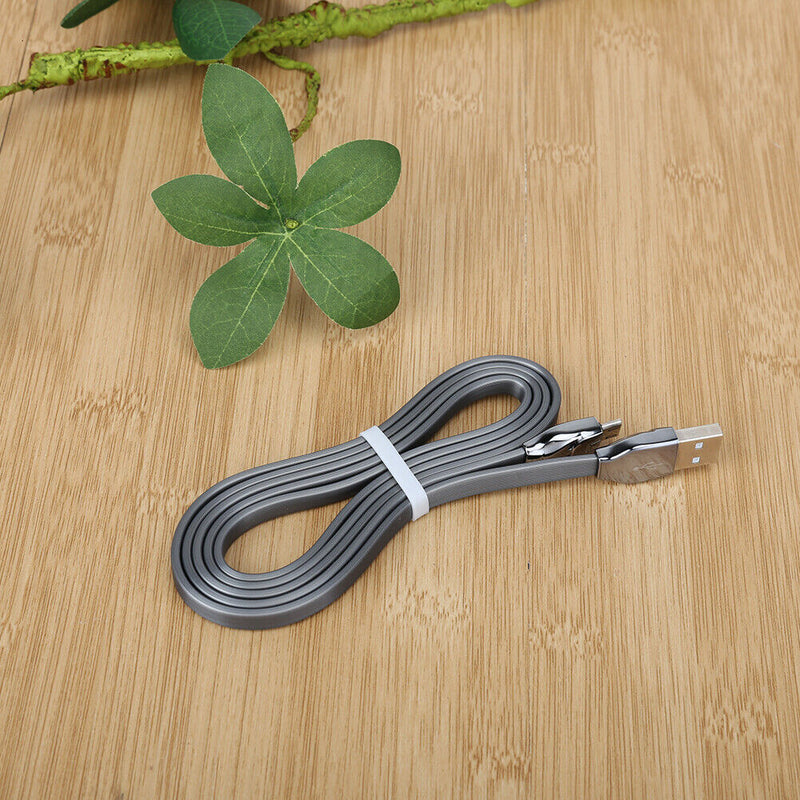 1.2M 2.4A Alloy Enclosure Micro USB TPE Fast Charging Cable for Android Device