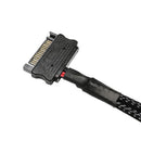 PC 1 to 3 4 5 4-Pin Cooling Fan Hub Splitter Cable 12V SATA Power Supply Adapter