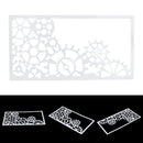 Gear Pattern Cake Stencil Fondant Baking Mold Template Decorating Tool