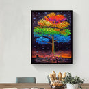 DIY Full Round Drill Rhinestone Diamond Painting Luminous Tree Handwork Home Art