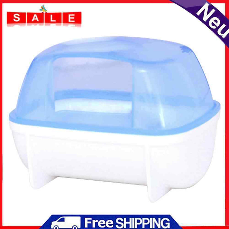 Guinea Pig Hamster Cage Bathroom Bathtub Plastic Small Pet Sauna Sand Bath Basin