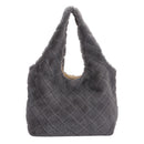 Autumn Winter Tote Bag Fluffy Fur Handbag Soft Plush Fashion Portable for Travel