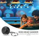 Portable Billiard Rod Tips Ball Shaper Keychain Cue Tips Sander Pool Accessor