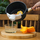 Silicone Soup Diversion Duckbill Drain Anti Spill Liquid Dispenser (Yellow)