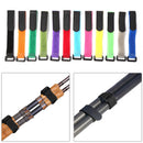 Fishing Rod Tie Holder Strap Band Bicycle Pump Cable Fastener Belt (5pcs) Newly