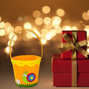 Easter Basket Portable Non-woven Storage Bucket Home Party Ornaments Decorati