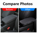 Accessories Leather Console Box Mat Arm Rest Cover Cushion Case Car Armrest Pad