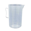 2000ML Laboratory Home Lab Test Plastic Graduated Measuring V3X3 Beaker F1L3