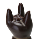 Incense Burner Ceramic Backflow Incense Cone Tower Home Decor (Buddha Hand)
