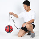 Kids Football Trainer Belt Soccer Kick Throw Practice Training Aid (Blue) Newly