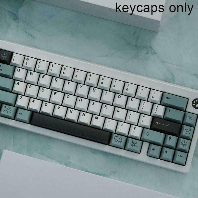 PBT November Fog Keycaps Gmk Keycap Profile Dye-sub For CHERRYs Gk616468 V1U3