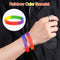 Women Man Jewelry Silicon Bracelet Couple Rainbow Lover Friendship Bracelets