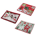 Ornament Crossweave Woven Plate Mats Christmas Table Mats Christmas Placemat