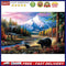 Black Bears Oil Paint By Numbers Kits Canvas Picture Gift for Adults Children