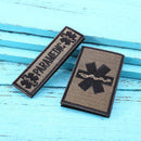 2pcs/set Medical Technician EMT Embroidered Patches Military Tact