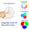 6pcs Colorful RGB Splicing Lamp Hexagonal Induction Quantum Honeycomb Light