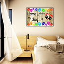 Full Embroidery Letters Pattern DIY Stamped Canvas 11CT Needlework Sets Gifts