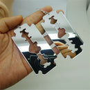 Hip Hop Rock Gothic Stud Earrings Acrylic Punk Ear Studs Blade Drop Earrings