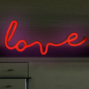 LOVE Sign LED Neon Light USB/Battery Powered Home Party Decor Lamp (Red) Newly