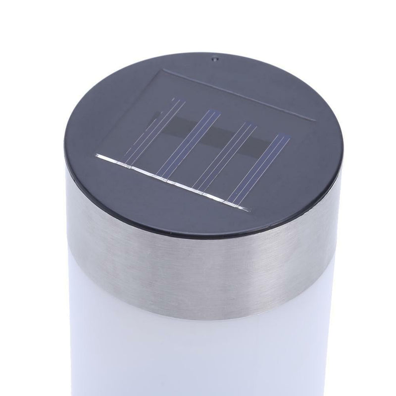2 STAINLESS STEEL SOLAR POWERED LED WALL LIGHT FENCE LAMP OUTDOOR LIGHTS GARDEN