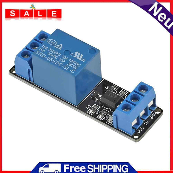 5V 1 Channel Relay Module Board Low Level Trigger w/Optocoupler Insulation Hillrong