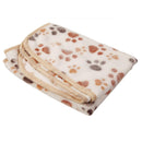 WARM Pet Blanket Touch Soft Warm Dogs Cat  Bed Blanket Mat(White) (60x40) Newly