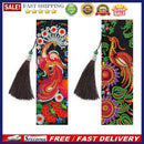 2pcs 5D Diamond Painting Leather Peacock Bookmarks Books Cross Stitch Craft