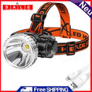 Head-mounted Flashlight Emergency Headlight Waterproof for Camping Rechargeable