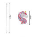 Diamond Drill Rainbow Collection Hang Crystal Prisms Wind Chime (Licorne 2)
