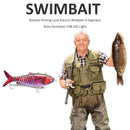 Robotic Fishing Lure Electric Wobbler 4-Segment Auto Swimbait USB (BL-2023)