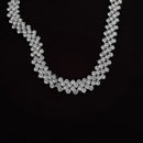 Necklace Rhinestone Choker Crystal Necklace Metal Short Chain For Women|Girls