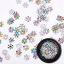 Christmas Nail Stickers Winter Snow Flake Nail Glitters DIY Manicure Art Design