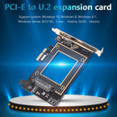 2.5-inch NVMe SSD Adapter Card PCI-E X16 to U.2 SFF8639 Riser Expansion Card
