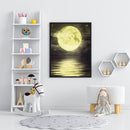 5D DIY Full Round Drill Diamond Painting Moon Rhinestone Drawing Picture Cr