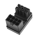 Desktops Graphics Card ATX 8Pin 6Pin Female to 8Pin 6Pin Male 180 Degree Adapter