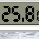 Aquarium LCD Digital Thermometer High Precision Temperature Meter (White)