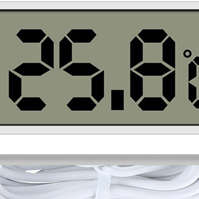 Aquarium LCD Digital Thermometer High Precision Temperature Meter (White)