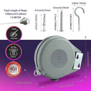 Retractable Clothesline Portable Heavy Duty Indoor Outdoor Clothes Drying Rack