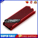 M.2 Solid State Hard Disk Heatsink Heat Radiator for PCIE 2280 SSD (Red)