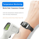 M20 Ultrasonic Mosquito Repellent Bracelet Wrist Watch Thermometer (Black) Newly