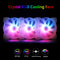 Lanshuo 120mm Case Fan RGB Silent Cooler 1300RPM PC Case Cooling Ventilador