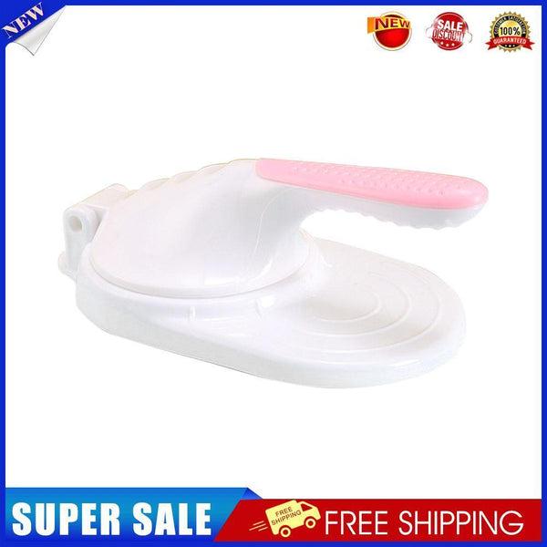 Manual Dumpling Skin Mold Kitchen Lazy DIY Jiaozi Maker Dough Press (White)