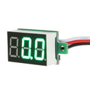 0.36inch LED Digital Voltmeter DC0-100V Three Line Volt Meter(Green) Newly