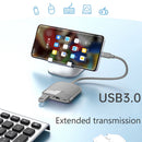 3 in 1 for NS Type-C to 4K HDMI-Compatible USB 3.0 PD HDTV Extender (Gray)