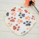 WARM Pet Blanket Touch Soft Warm Dogs Cat  Bed Blanket Mat(White) (20x20)