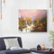 Frameless Oil Paint By Numbers Mountain Castle DIY Canvas Picture Craft Kit