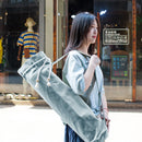 Portable Yoga Mat Storage Bag Fitness Pilates Mat Carrier Bags (Light Blue)