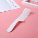 Pro Curved Hair Clipper Cutting Comb Anti-static Hair Salon Tool (White)